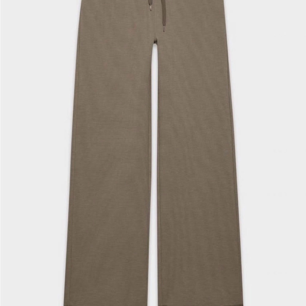 Aritzia Wafflex Pants Cola Taupe